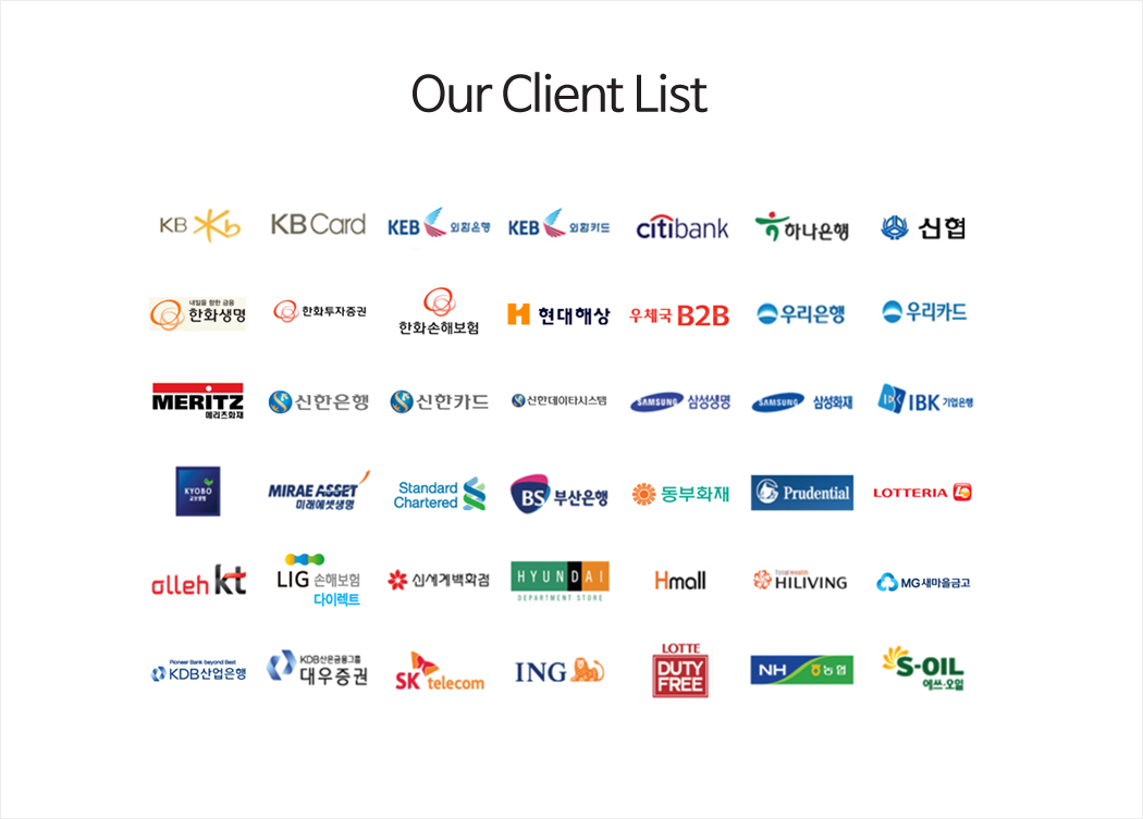 our client list